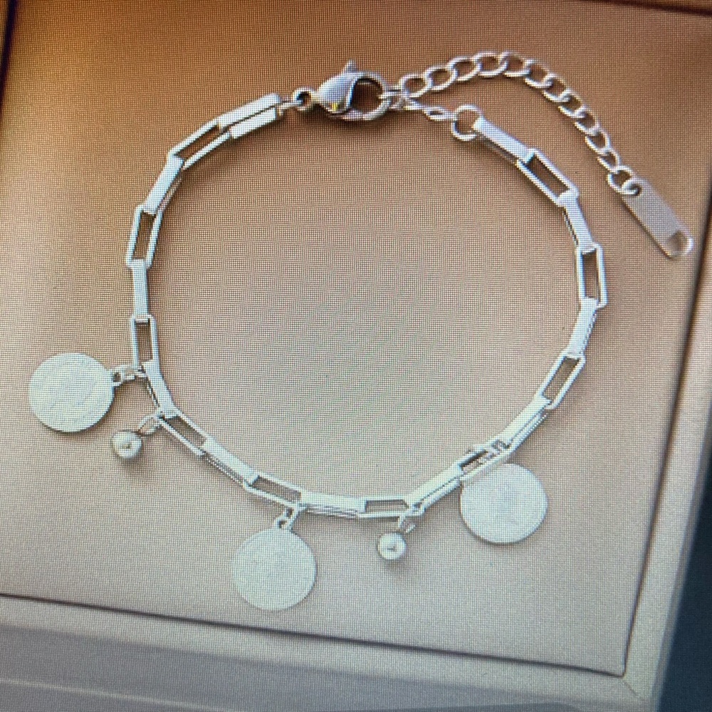 Antian Accessoriesᵀᴹ Stainless Steel Charm Bracelet